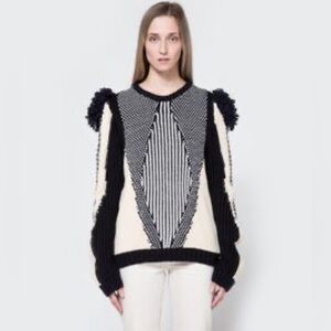 Ecru Lab Blue/White/Cream Women's Sweater